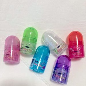 Set of 6 Body Glitter Roll On Scented Large 90’s Beauty Treats